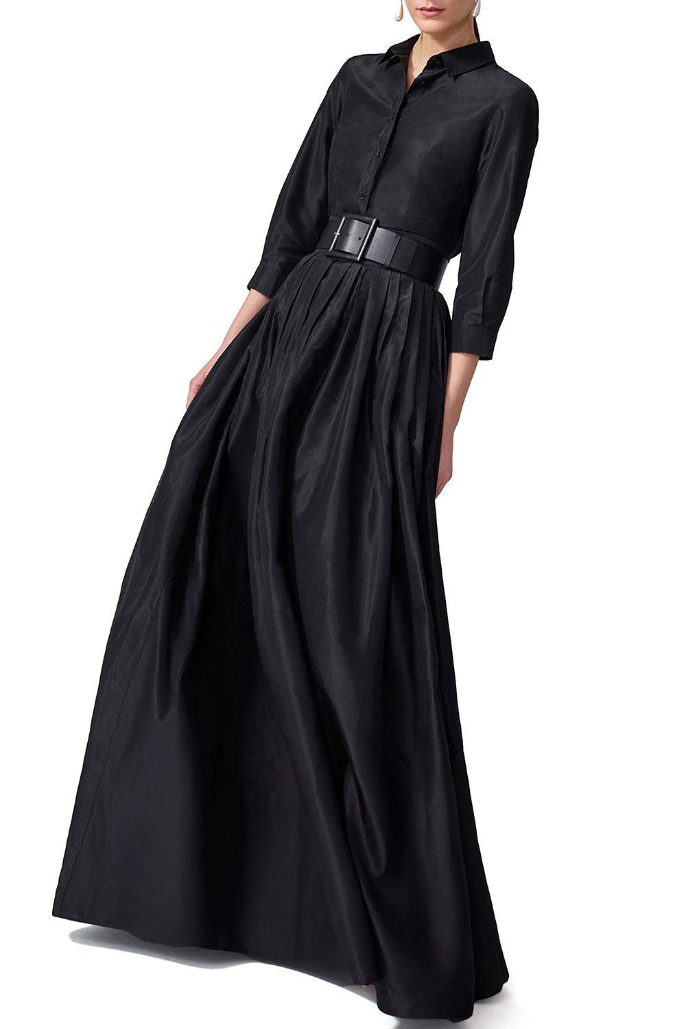 Black Ball Skirt-BLACK-8-CLOTHINGSKIRTEVENING-CAROLINA HERRERA