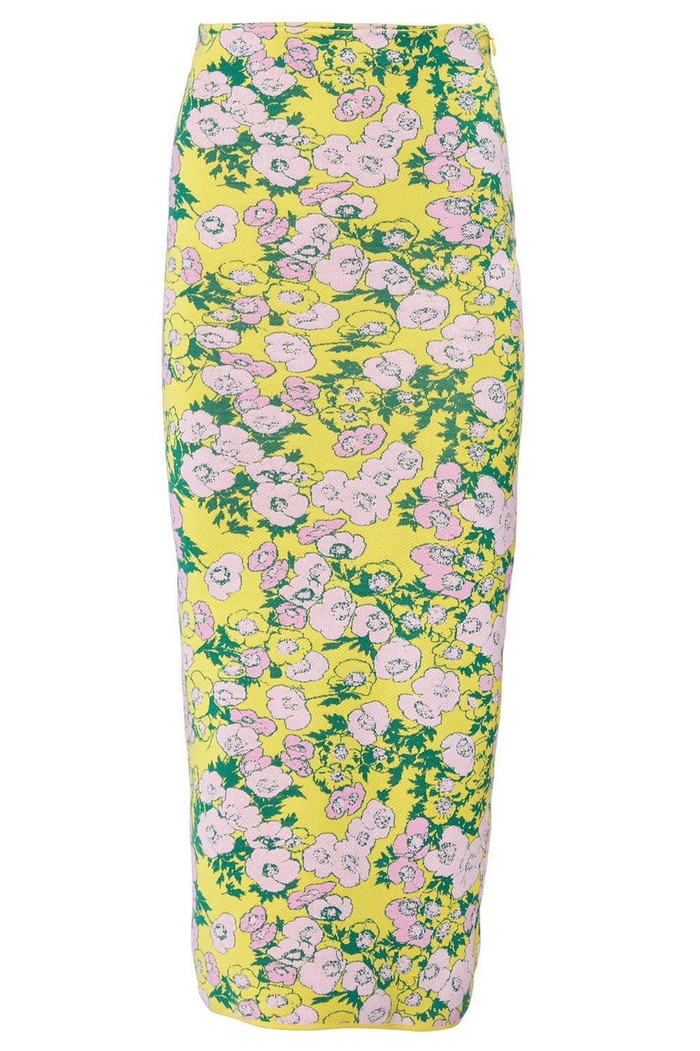 CAROLINA HERRERA-Fitted Midi Pencil Skirt-