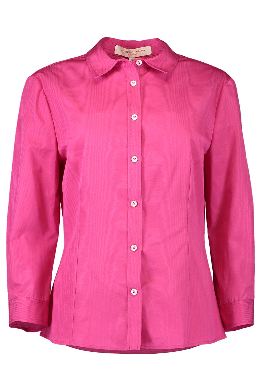 CAROLINA HERRERA-Three Quarter Sleeve Classic Button Down-