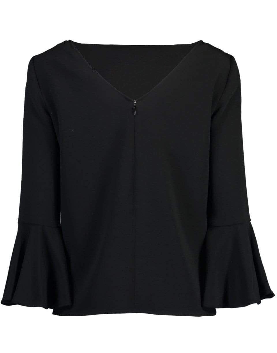 CAROLINA HERRERA-Bell Sleeve Blouse-