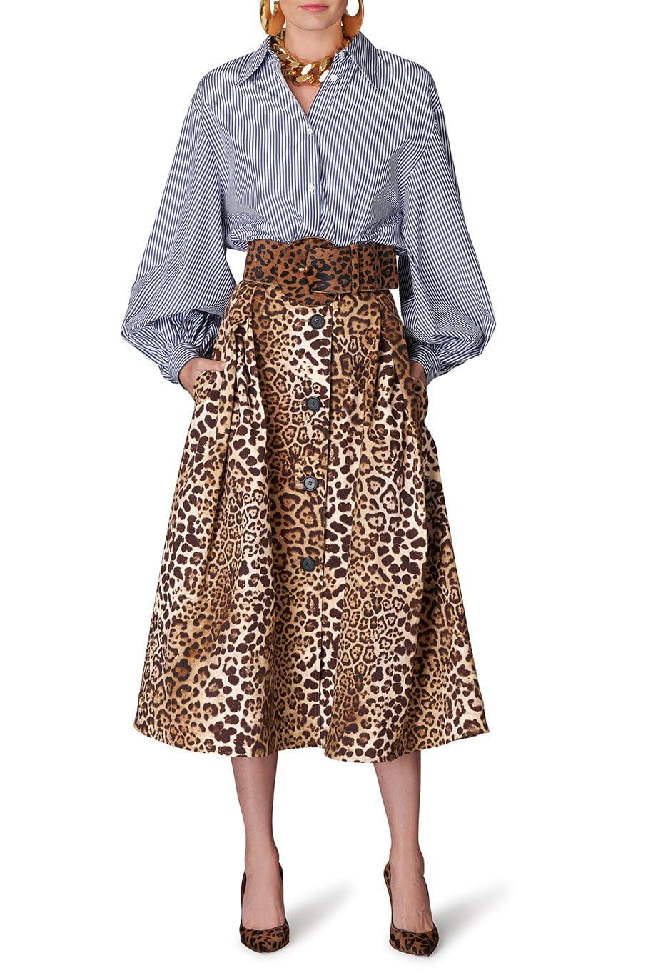 CAROLINA HERRERA-Long Sleeve Button Down Top-
