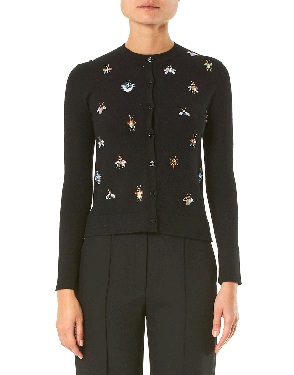 CAROLINA HERRERA-Embroidered Cardigan-
