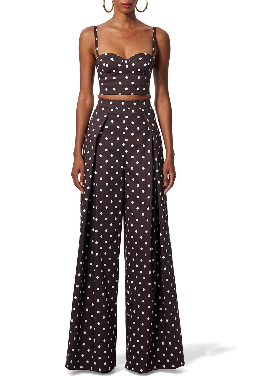 CAROLINA HERRERA-Bustier Crop Top-MOCHAMUL