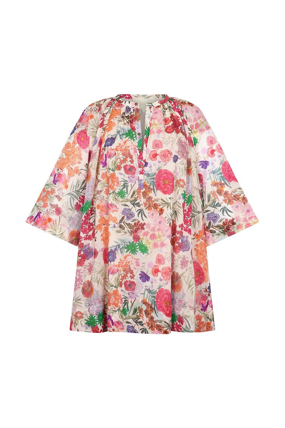 Amala Dress-FLRL PNK-XS-CLOTHINGDRESSCASUAL-CAROLINA K