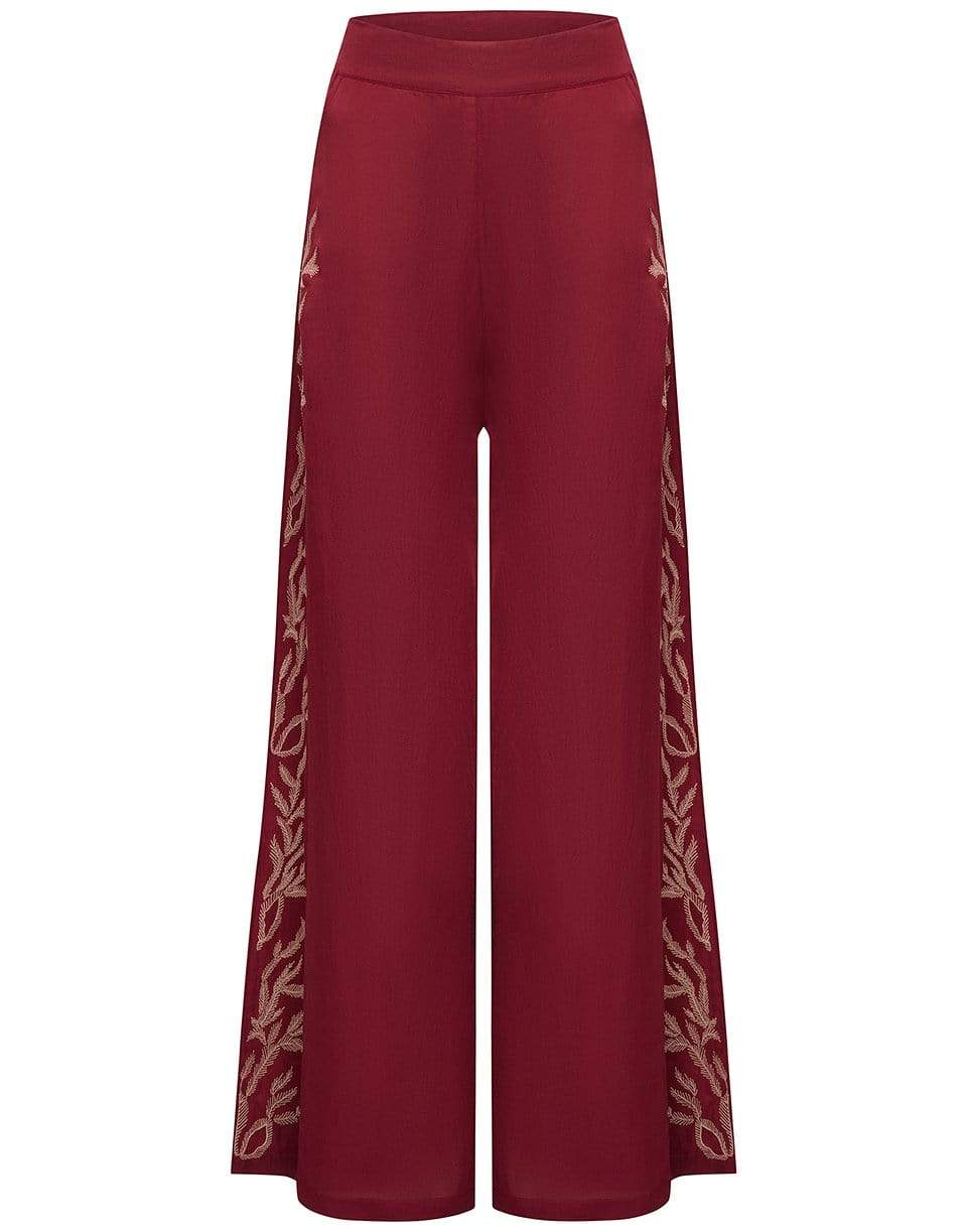 CAROLINA K-Palazzo Pants - Burgundy-