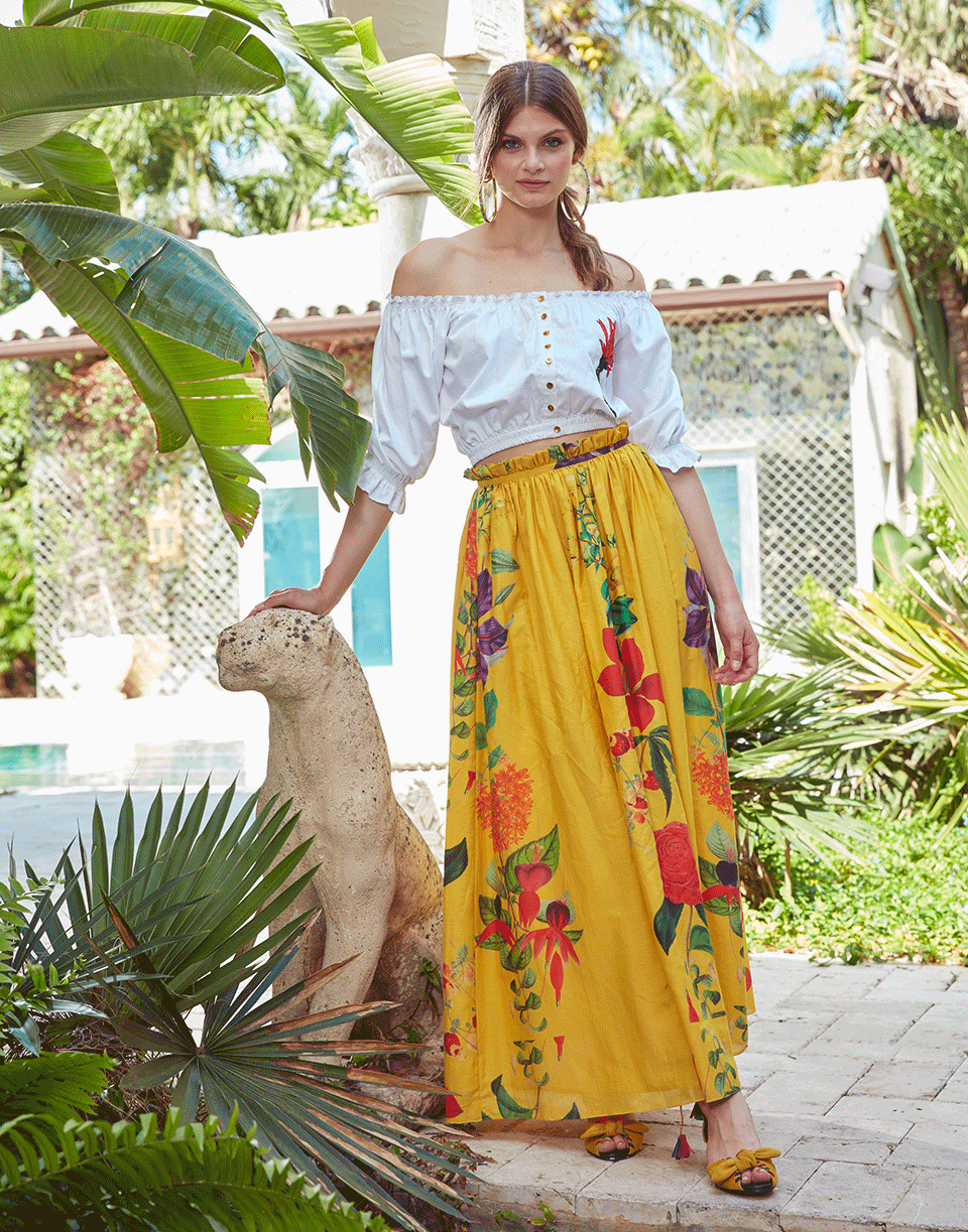 CAROLINA K-Gloria Flower Skirt-