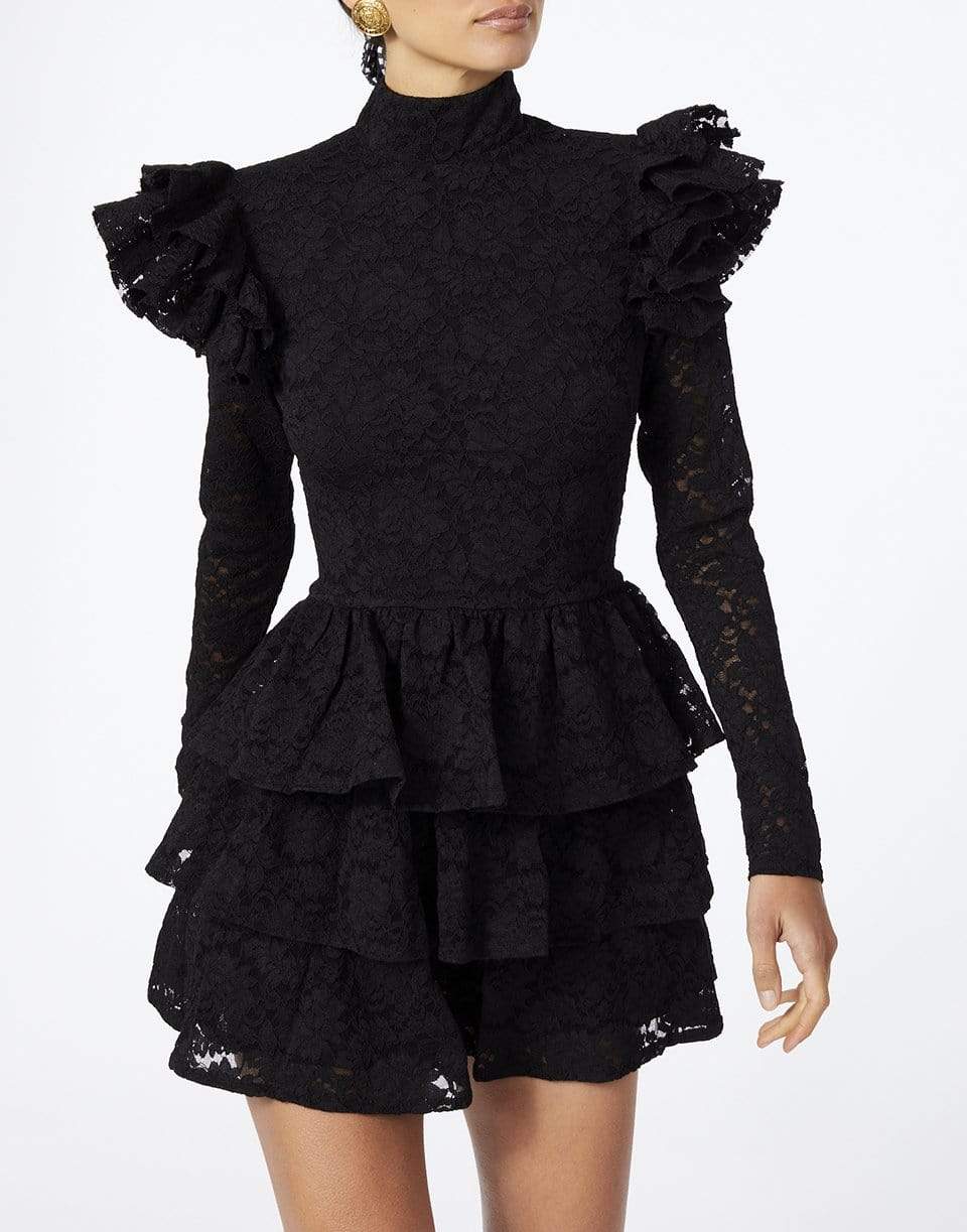CAROLINE CONSTAS-Emily Long Sleeve Mini Dress-
