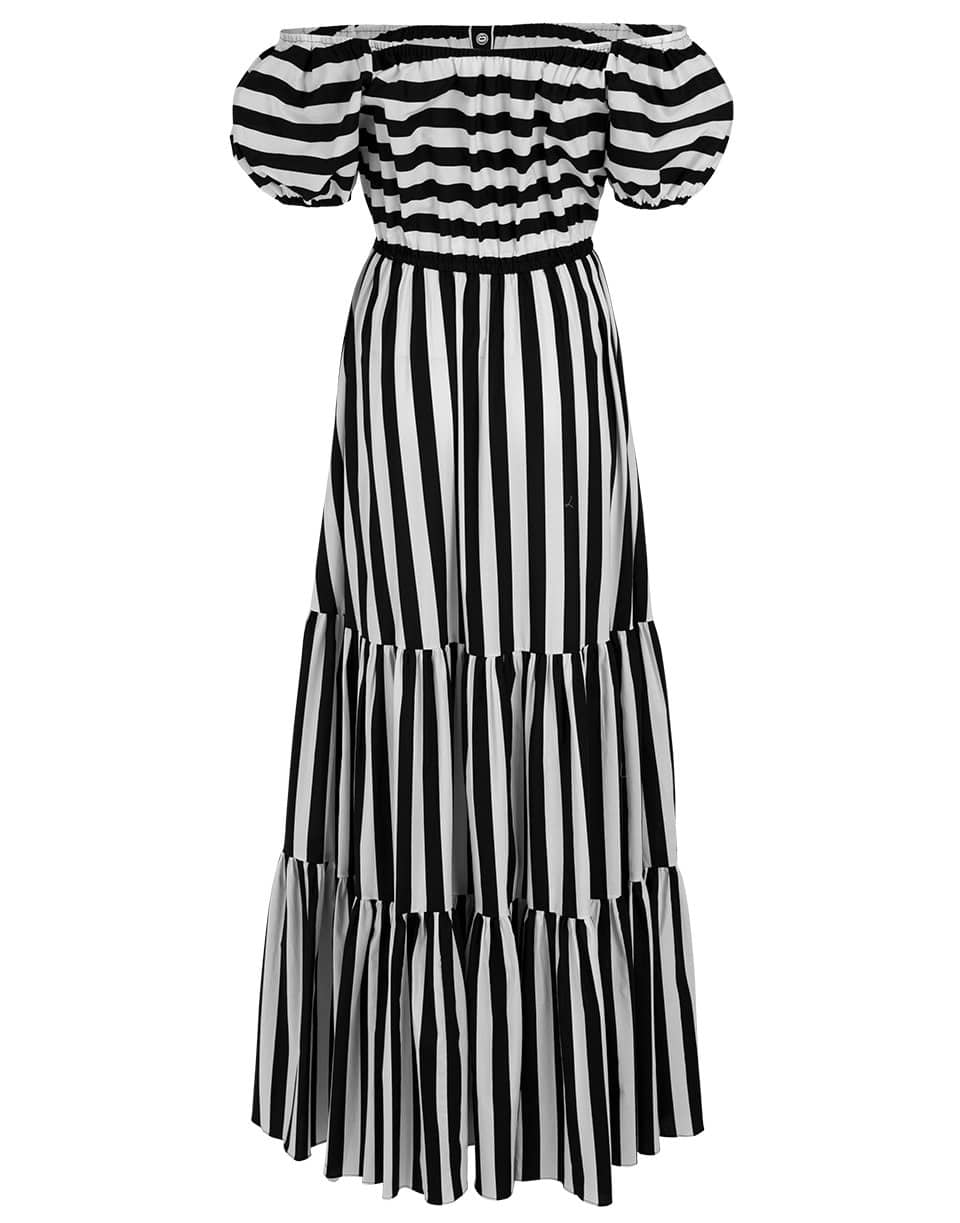 CAROLINE CONSTAS-Bardot Maxi Dress-