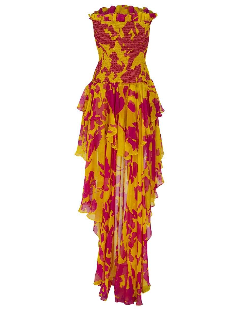 CAROLINE CONSTAS-Lola Smocked Dress-