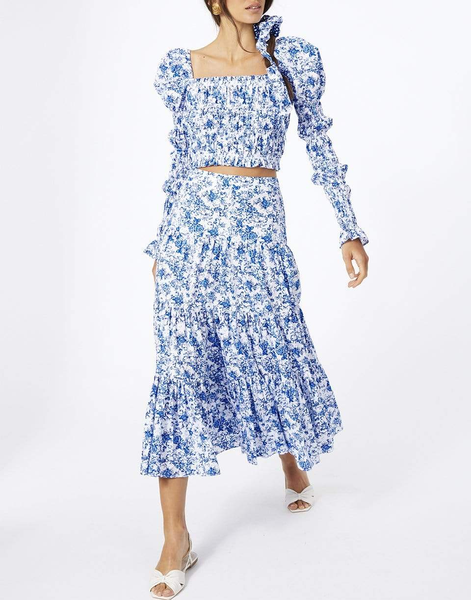 CAROLINE CONSTAS-Delilah Long Sleeve Top-