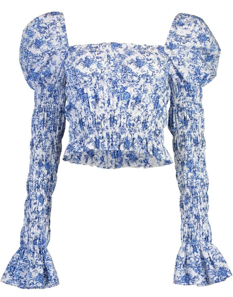 CAROLINE CONSTAS-Delilah Long Sleeve Top-