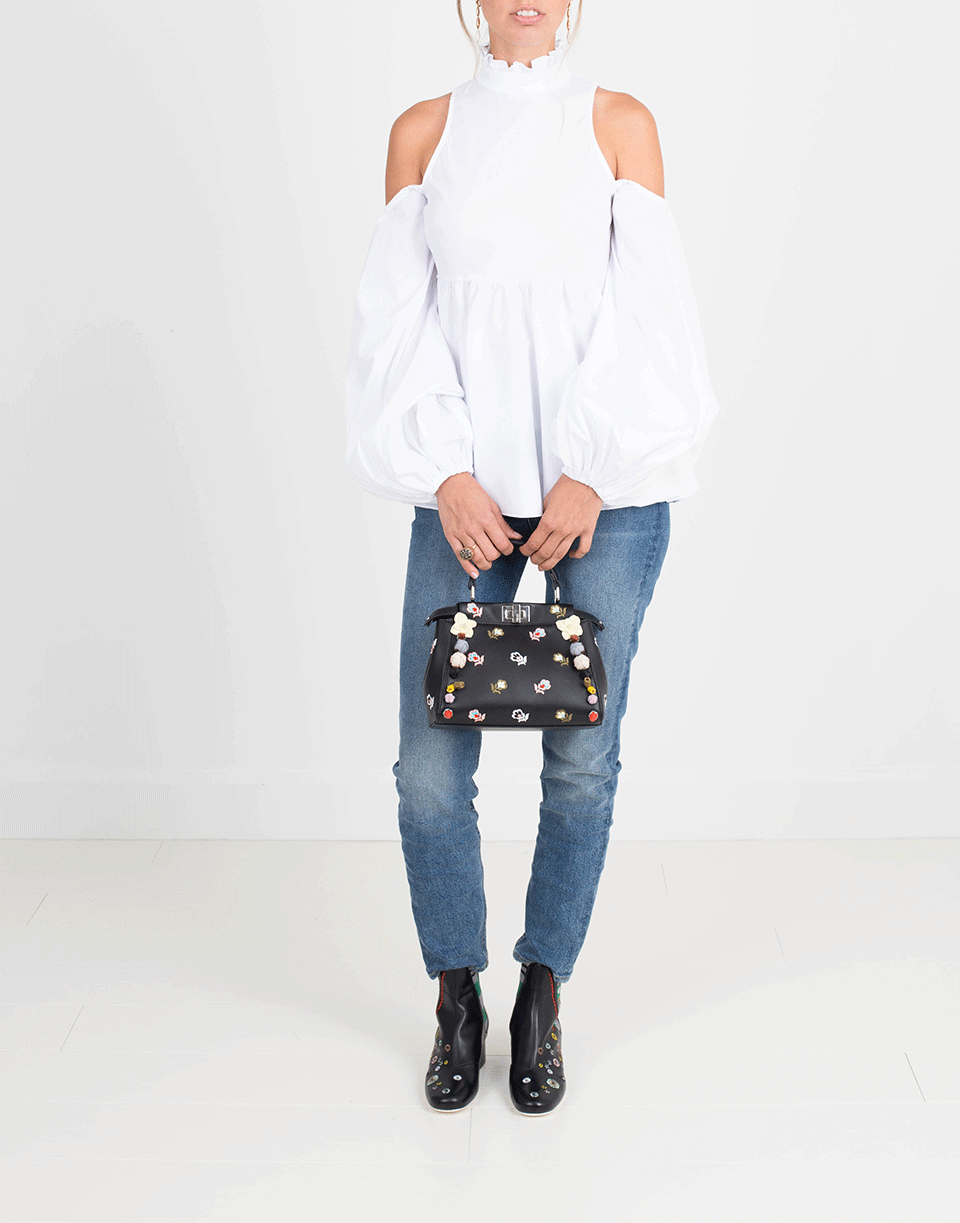 CAROLINE CONSTAS-Cold Shoulder Top-