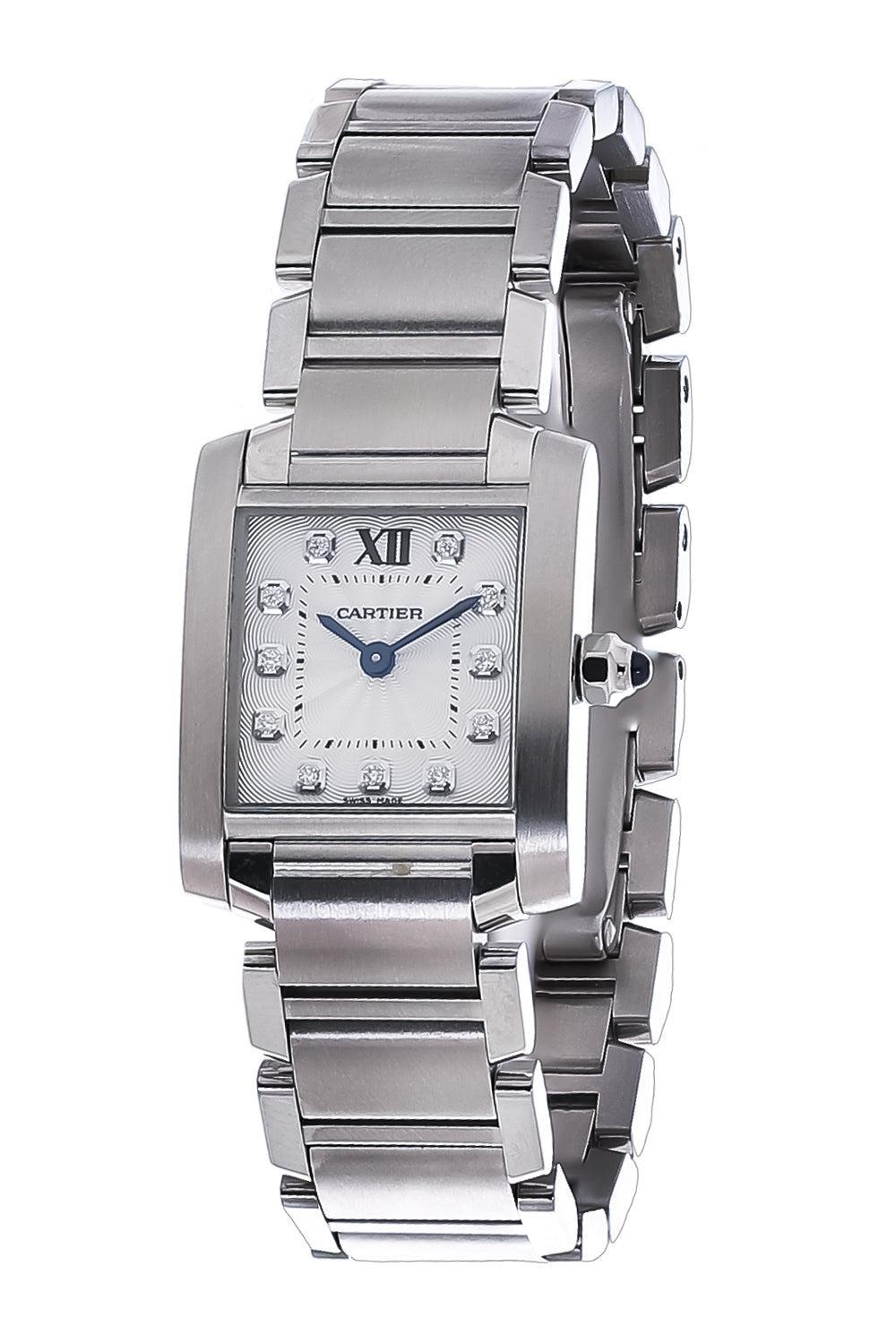 Tank Francaise Watch-SILVER-20MM-JEWELRYFINE JEWELWATCH-CARTIER