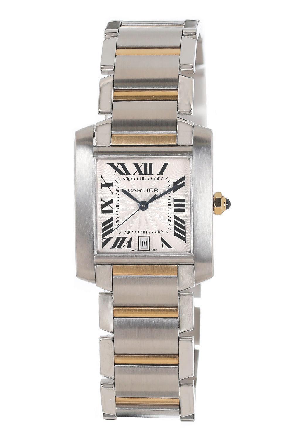 Mixed Metal Tank Francaise Watch