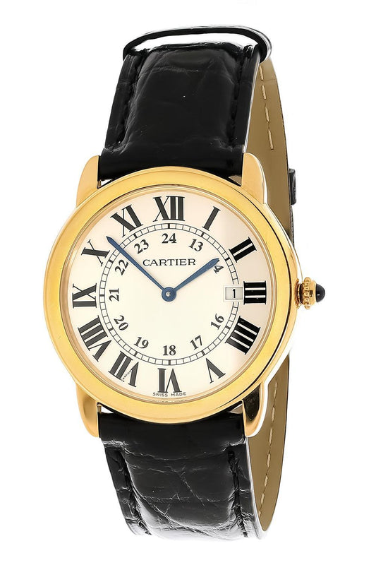 Ronde Solo Watch-YELLOW GOLD-36MM-JEWELRYFINE JEWELWATCH-CARTIER