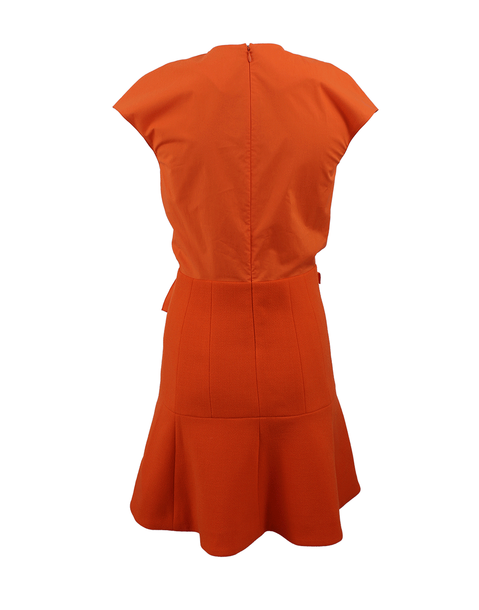 CARVEN-Flared Skirt Dress-