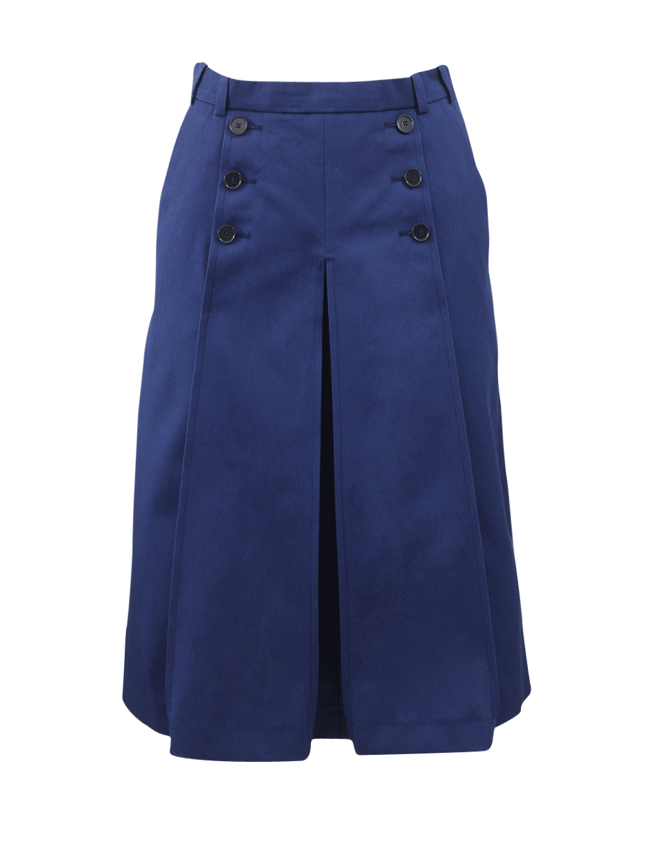 CARVEN-Pleated Sailor Skirt-