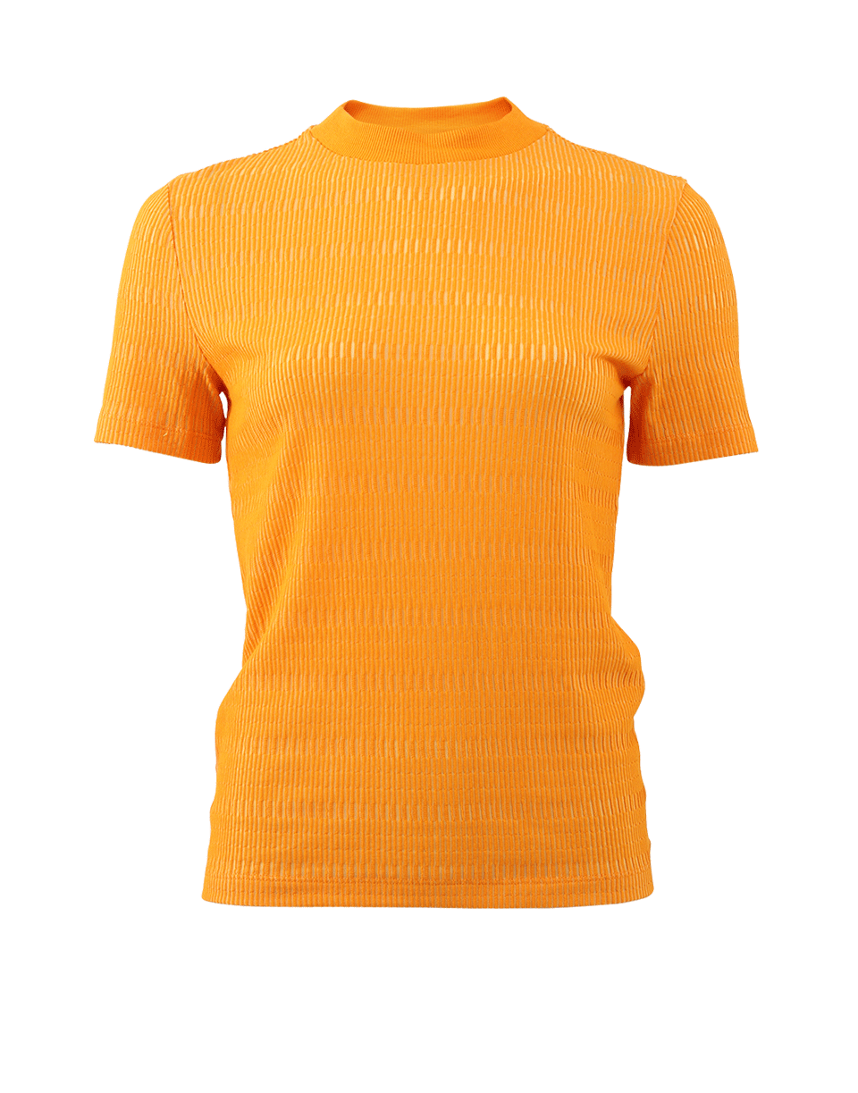 CARVEN-Geometric Knit T-Shirt-
