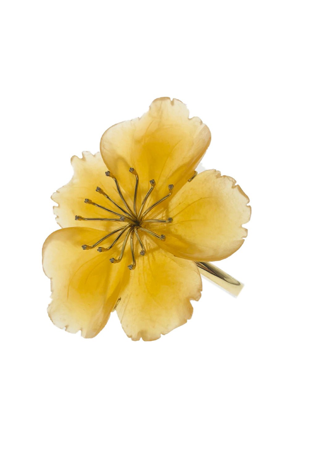 CASA CASTRO-Aragonite Mother Nature Bracelet-YELLOW GOLD