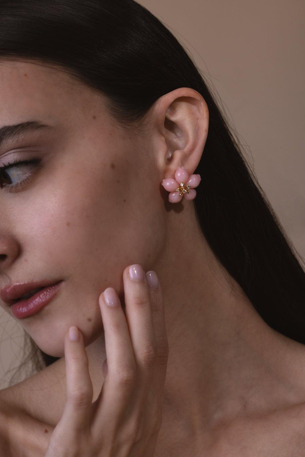 CASA CASTRO-Opal Mother Nature Earrings-YELLOW GOLD
