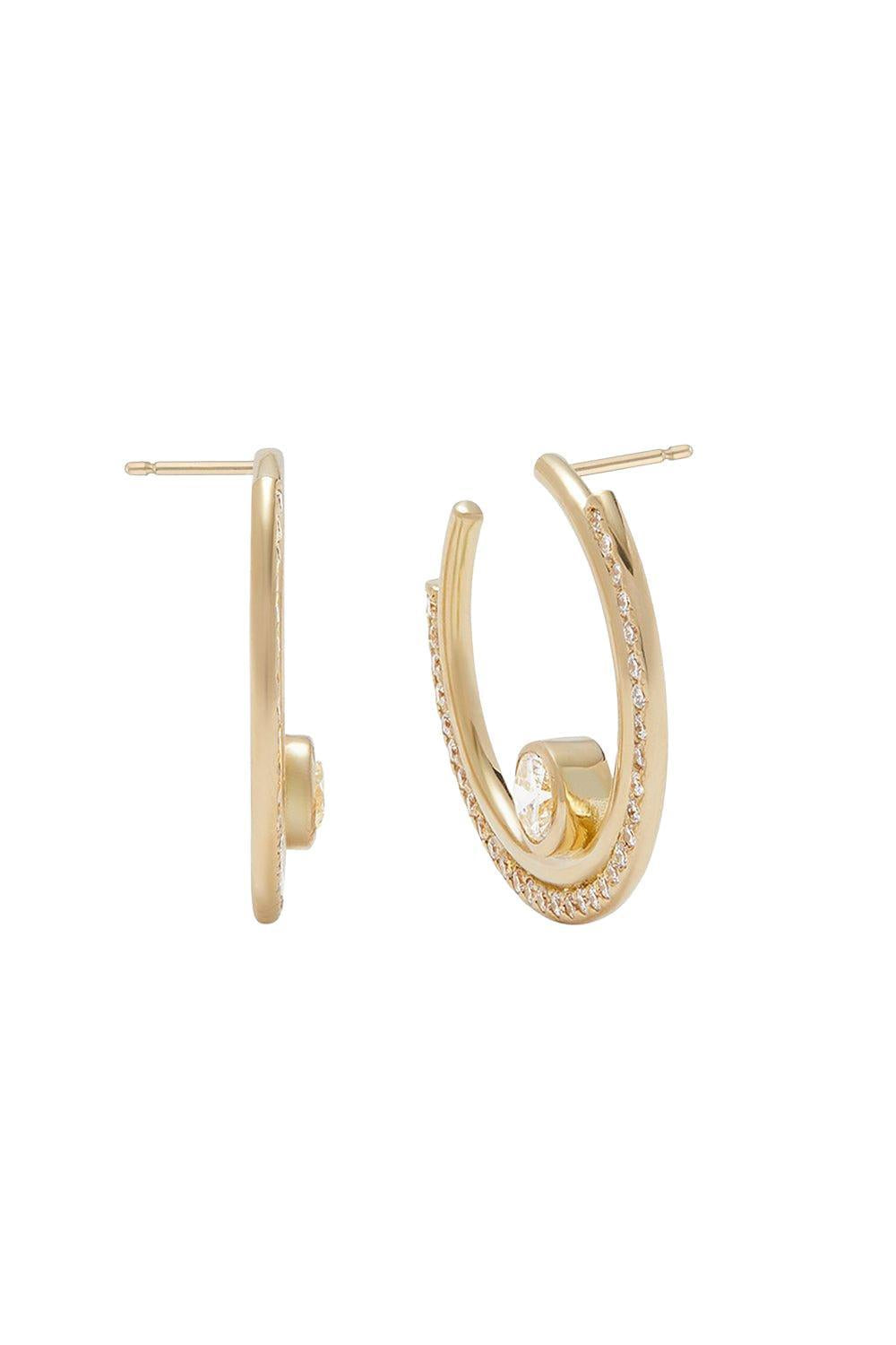 BIG ARC HOOP EARRINGS-YELLOW GOLD-JEWELRY FINE JEWELEARRING-CASEY PEREZ