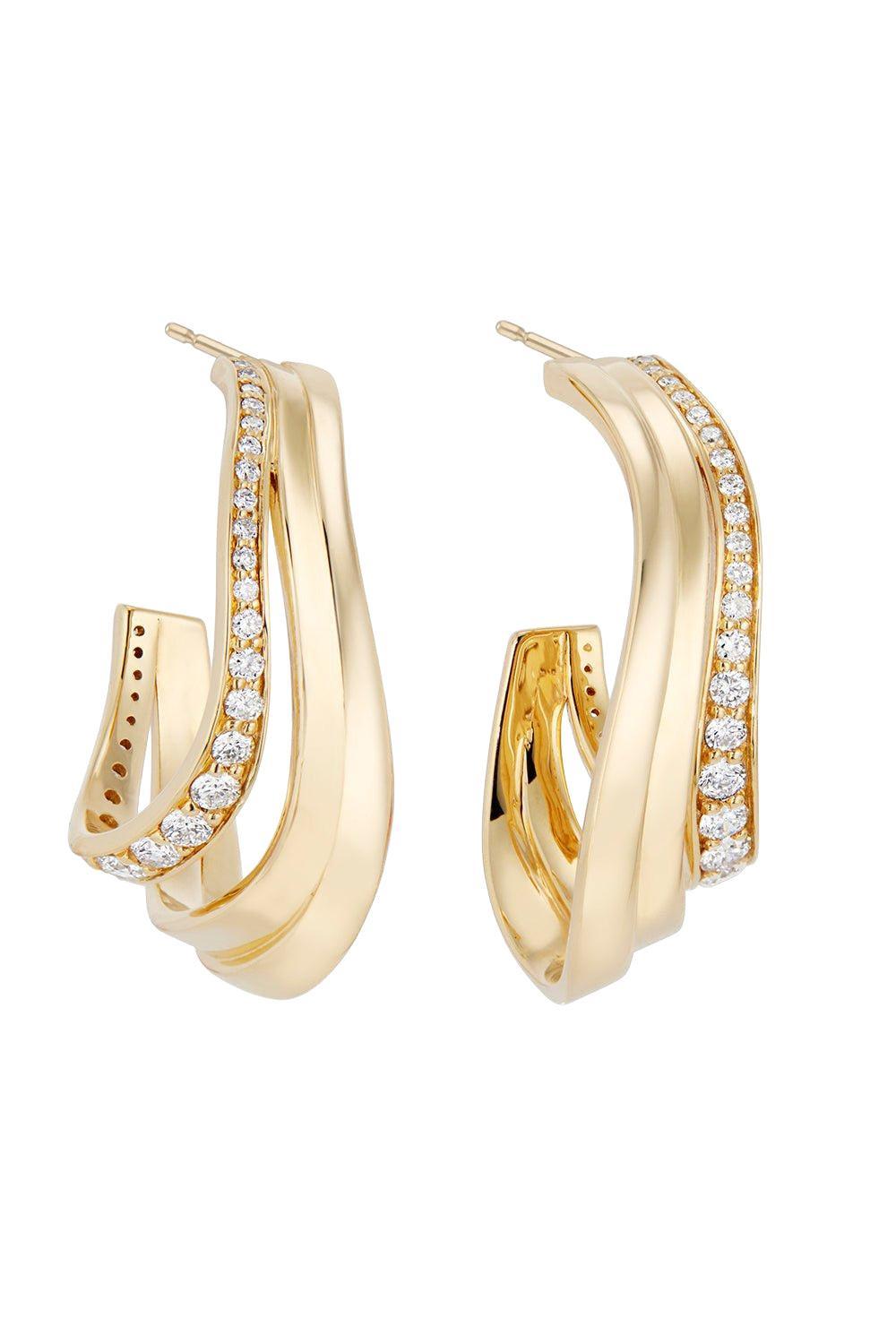 Valley Hoop Earrings-YELLOW GOLD-JEWELRY FINE JEWELEARRING-CASEY PEREZ