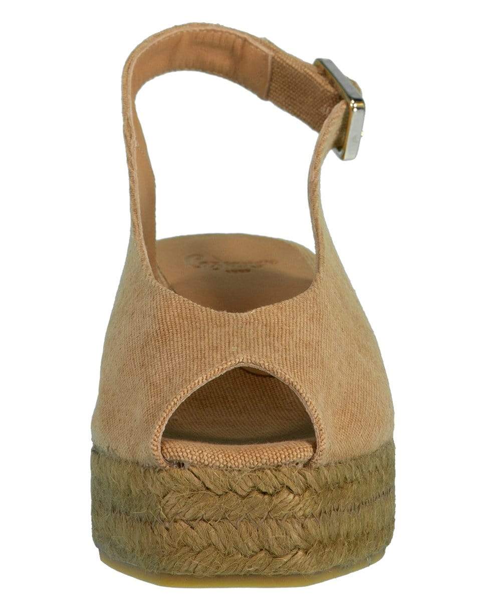 CASTANER-Dosalia Peep Toe Slingback Espadrille-