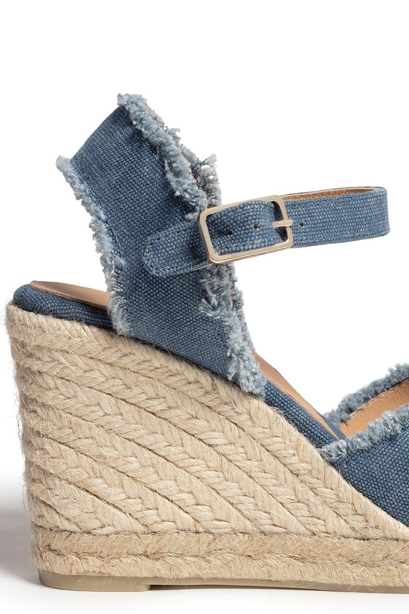 CASTANER-Bromelia Frayed Edge Wedge-