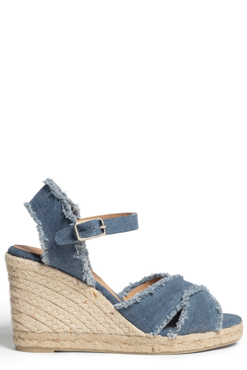 CASTANER-Bromelia Frayed Edge Wedge-