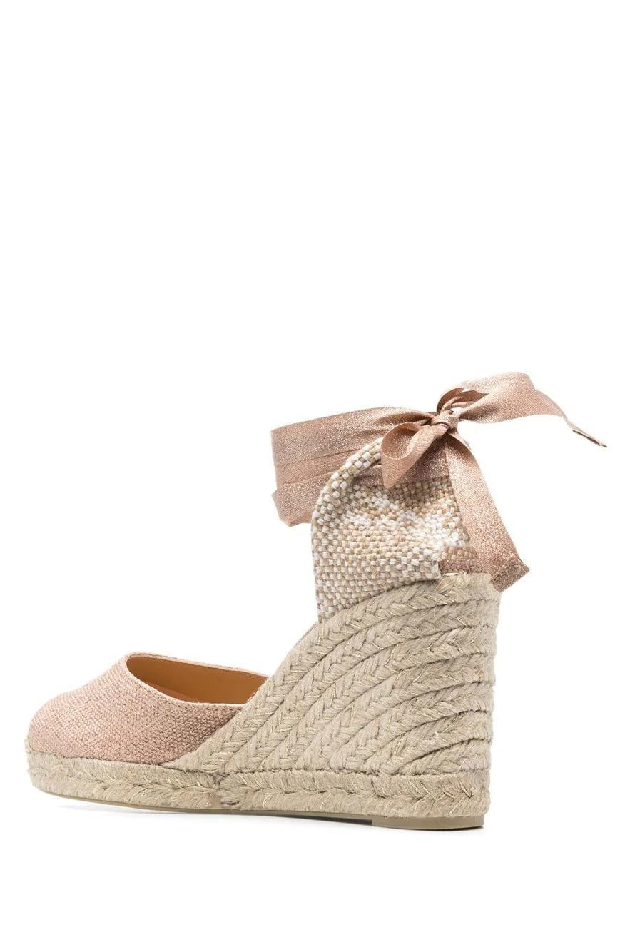 CASTANER-Carina Espadrille - Sparkle Rosa-