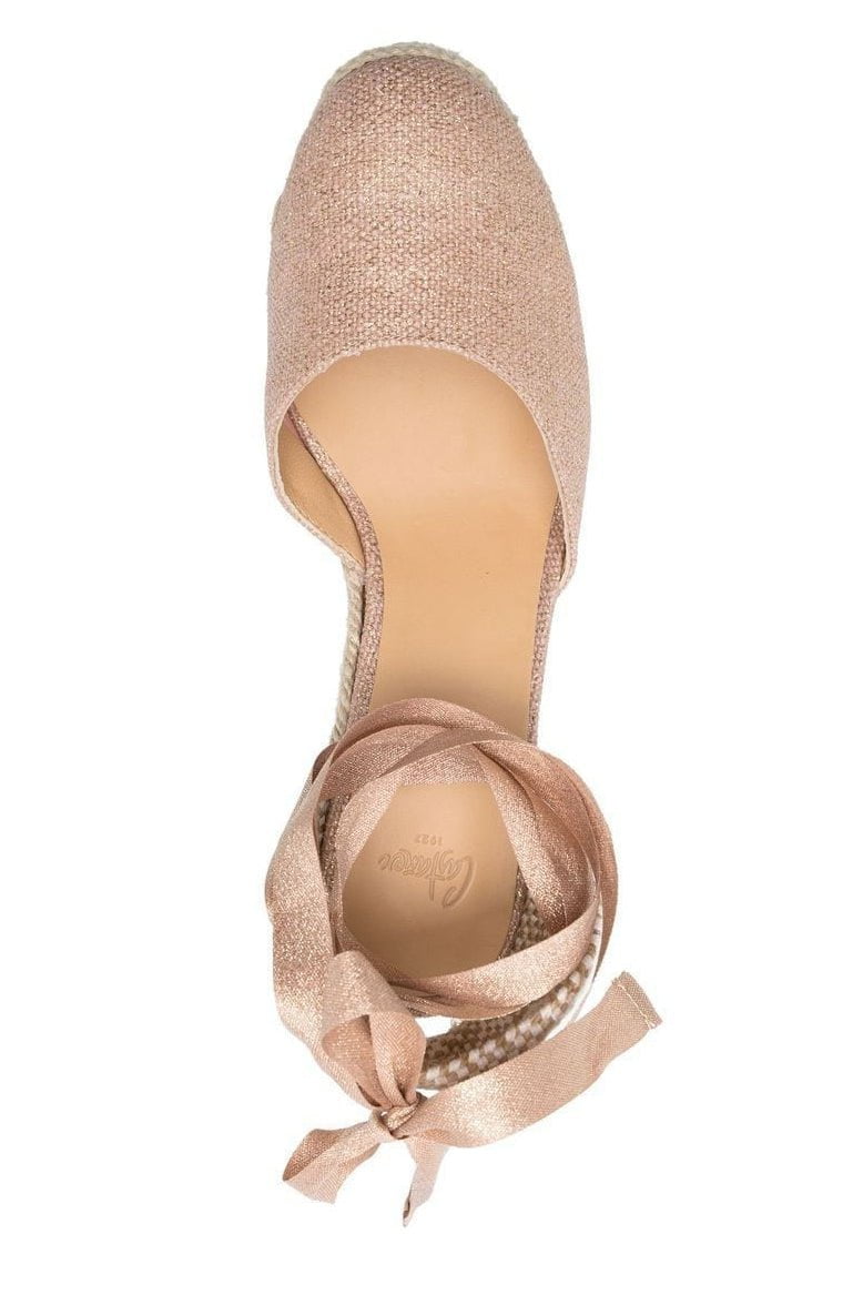 CASTANER-Carina Espadrille - Sparkle Rosa-