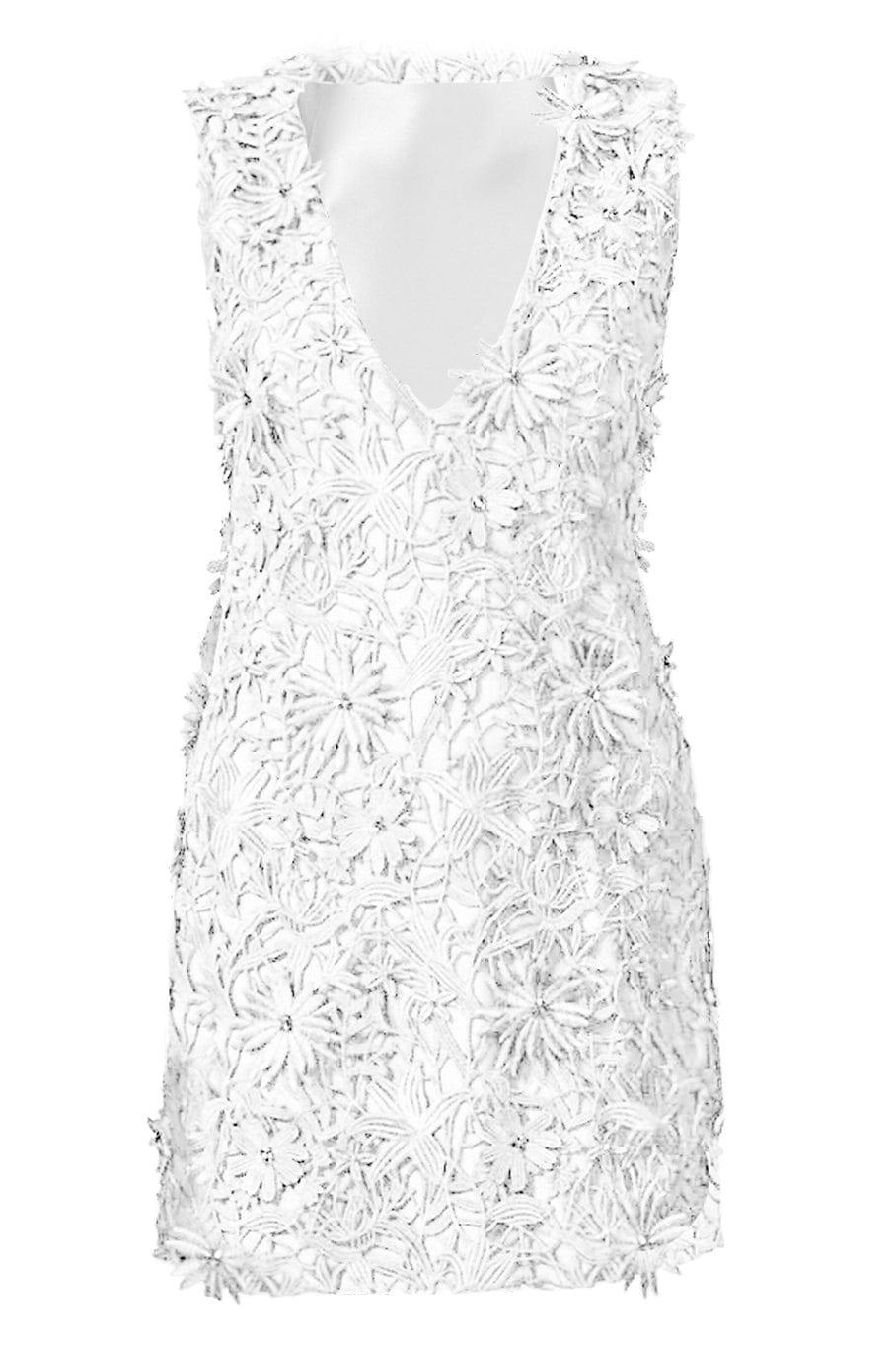 CATHERINE REGEHR-V Neck Shift Dress-