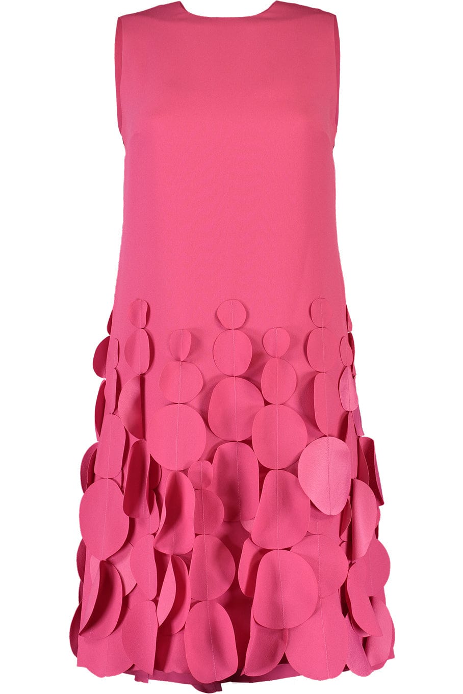CATHERINE REGEHR-Sleeveless Jewel Neck Dress - Pink-