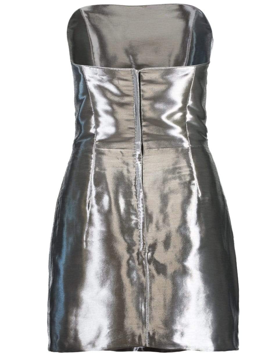 CATHERINE REGEHR-Strapless Lena Dress-SILVER