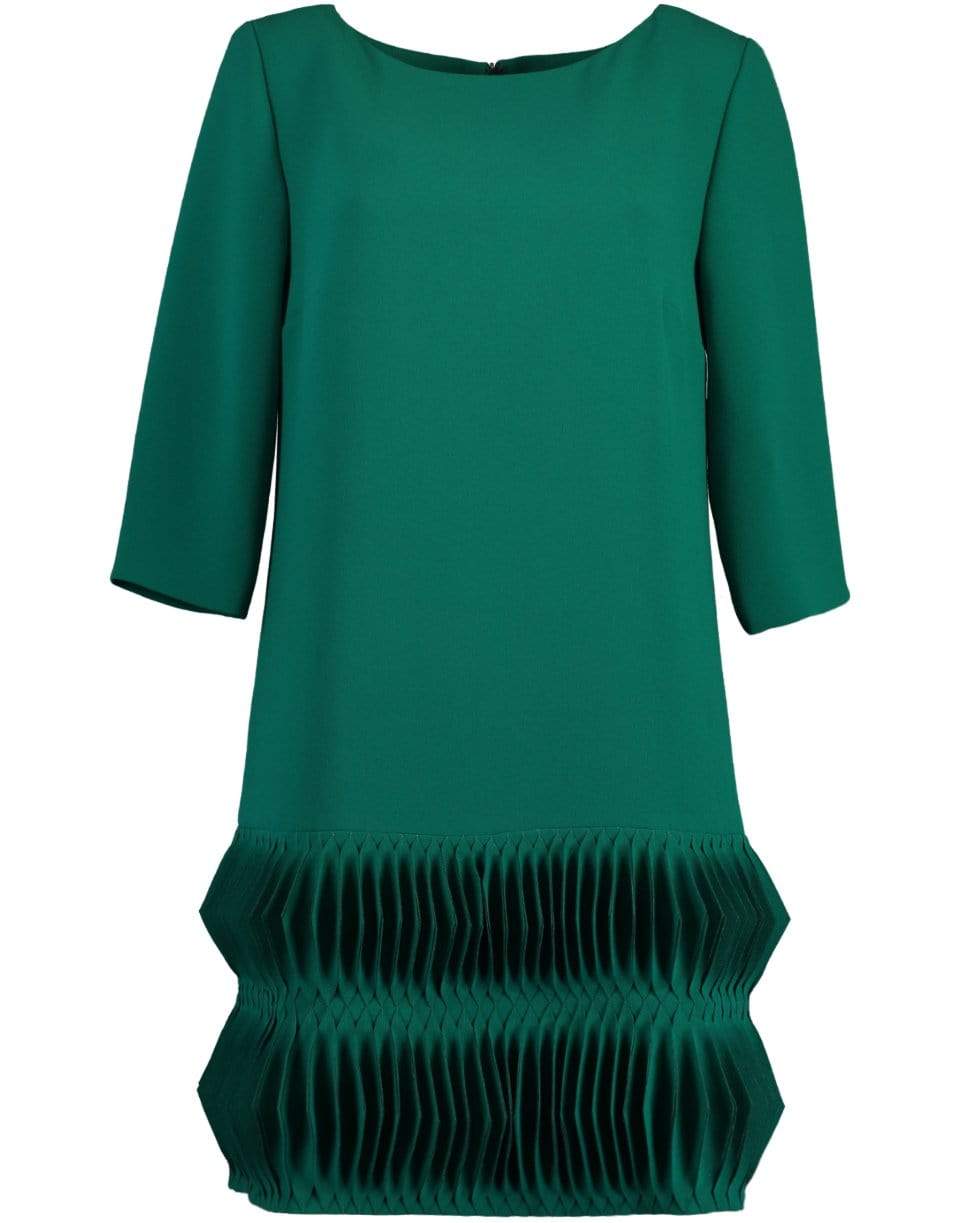 CATHERINE REGEHR-Three Quarter Sleeve Boat Neck Shirt-