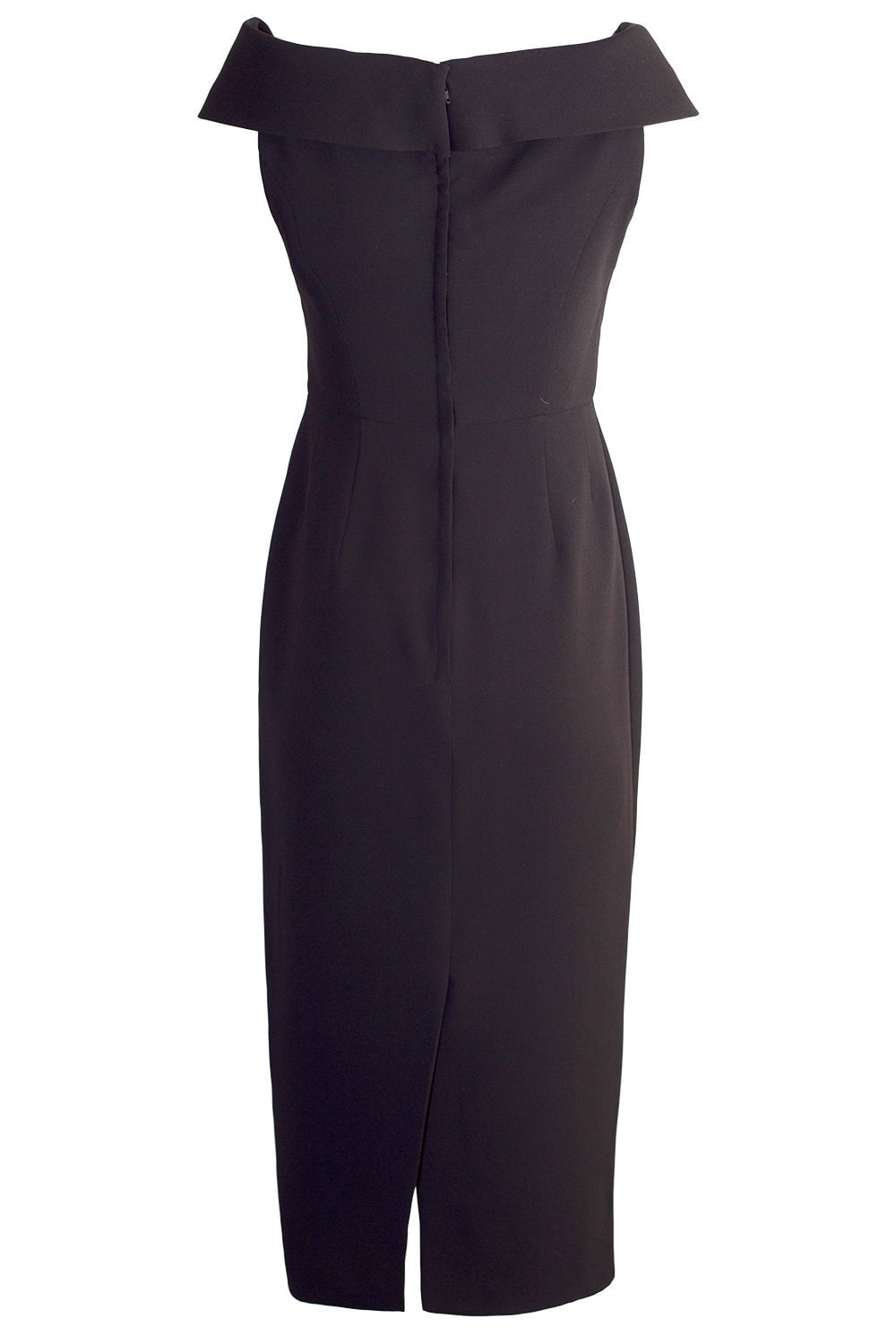 CATHERINE REGEHR-Off The Shoulder V-Neck Dress-