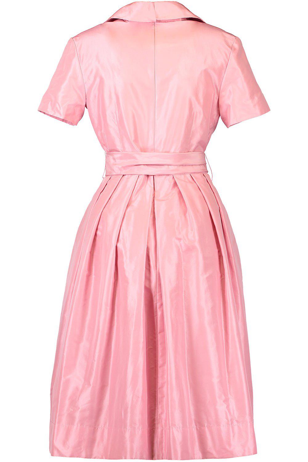 CATHERINE REGEHR-Pleated Midi Dress-