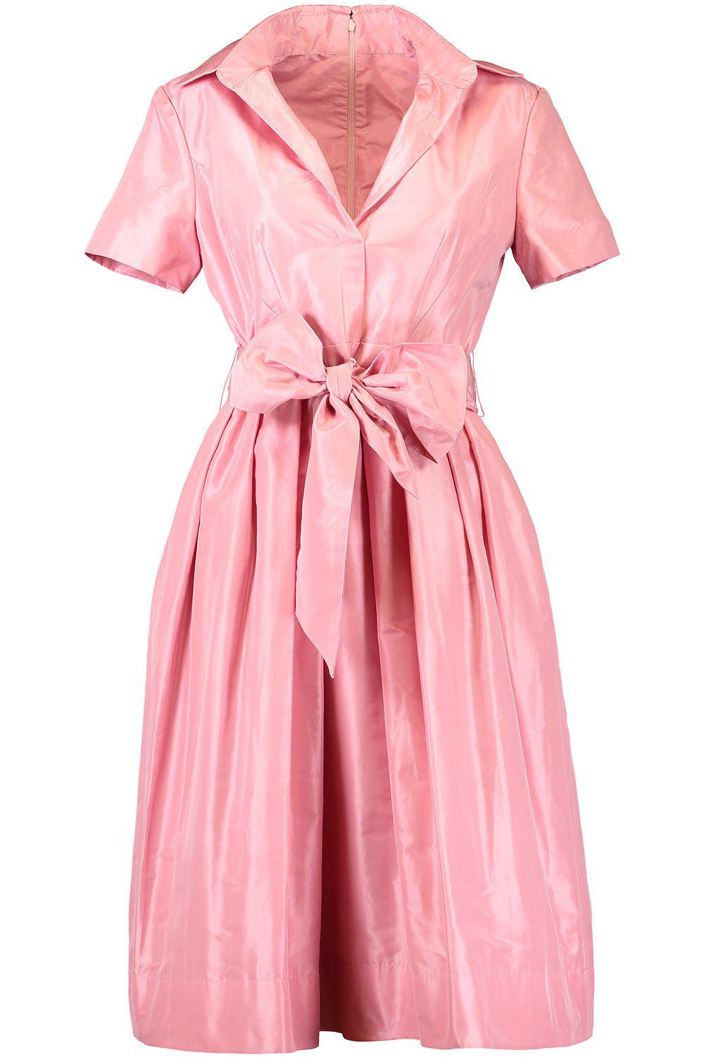 CATHERINE REGEHR-Pleated Midi Dress-