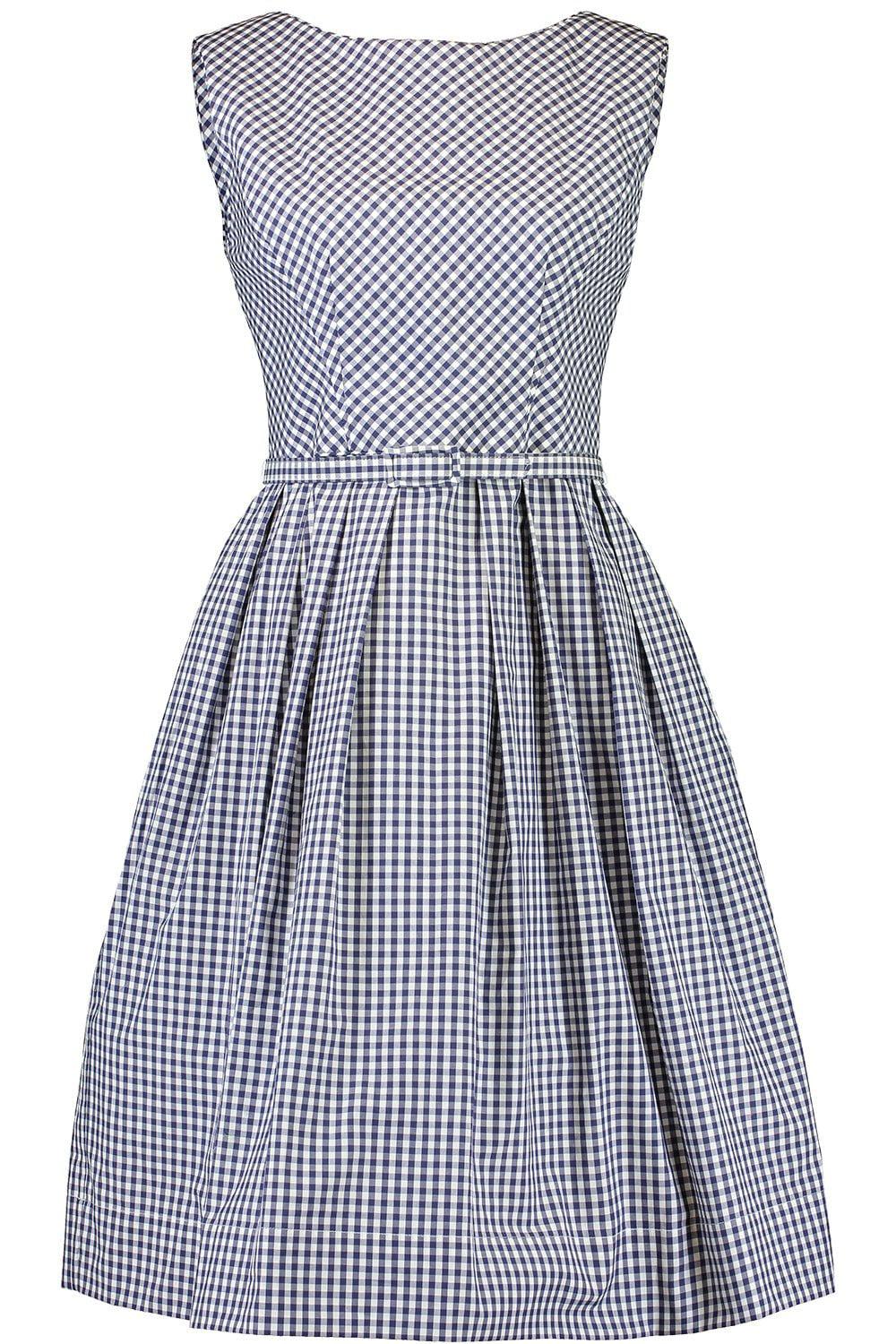 CATHERINE REGEHR-Boat Neck Day Dress-