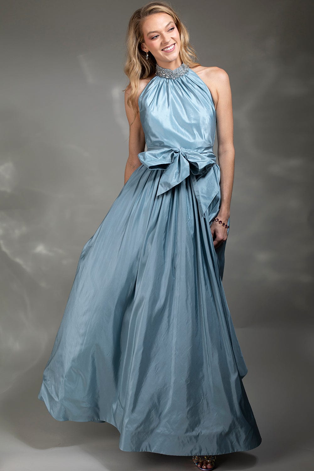 CATHERINE REGEHR-Gem T Neck Gown Ball Gown Skirt-