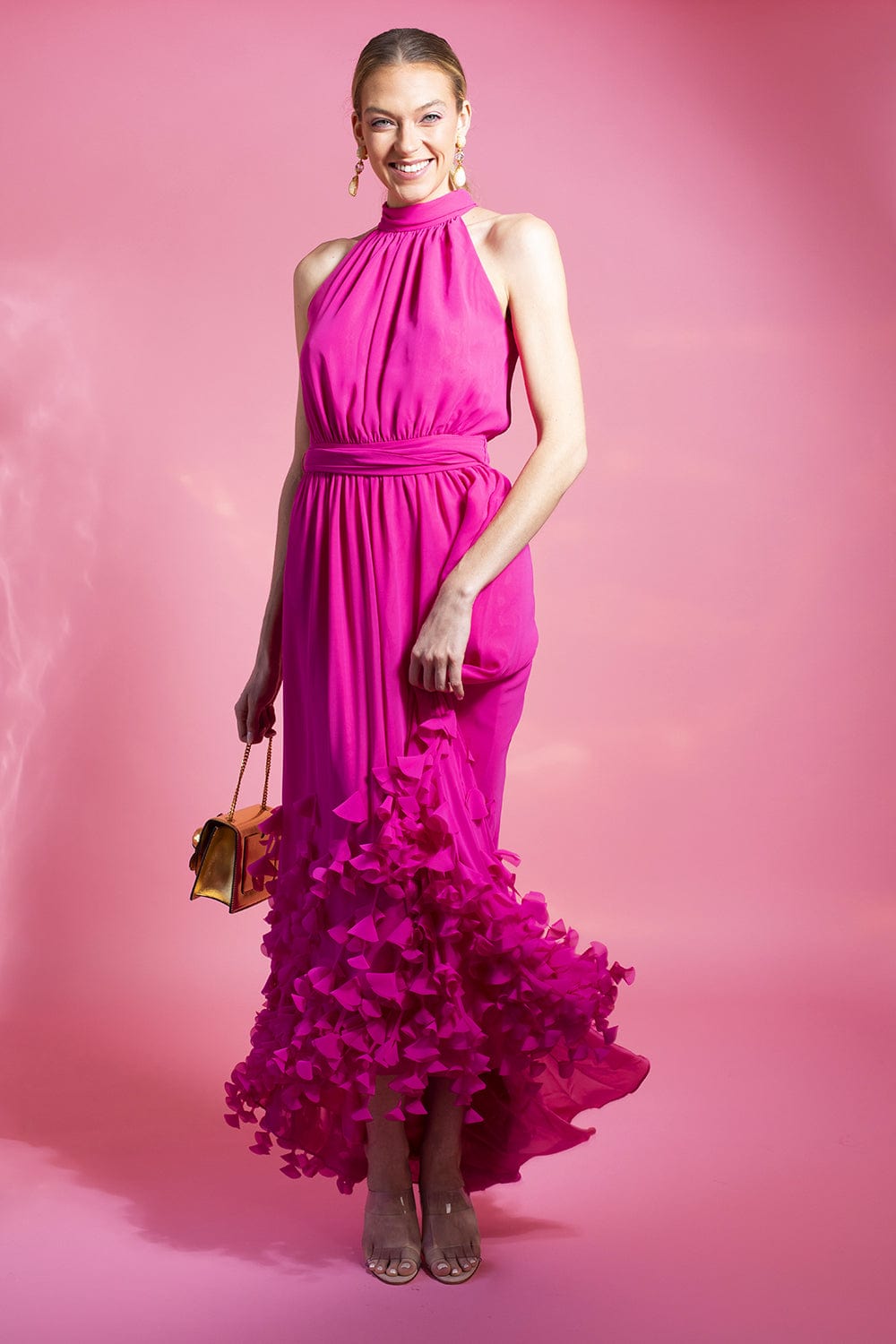 CATHERINE REGEHR-T-Neck Saturna Gown-