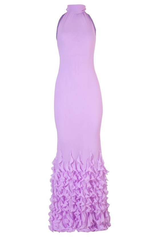 CATHERINE REGEHR-Spiral Hem Sheath Dress-