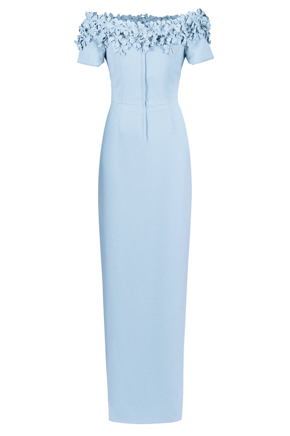 CATHERINE REGEHR-Blanche Gown Off Shoulder-