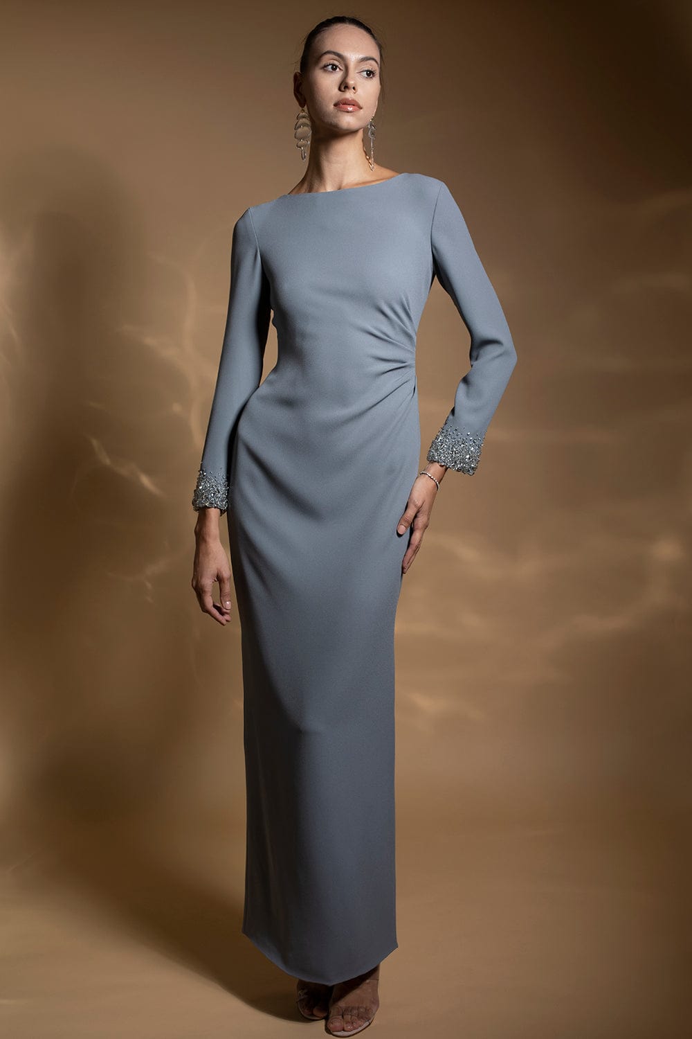 CATHERINE REGEHR-Boat Neck Naomi Gown-