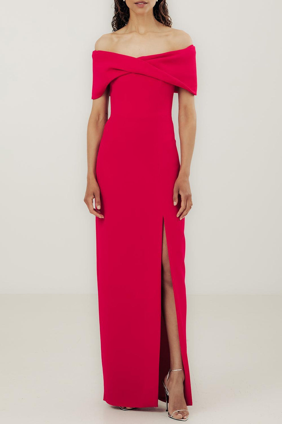 Off Shoulder Twist Gown | CATHERINE REGEHR  Marissa Collections
