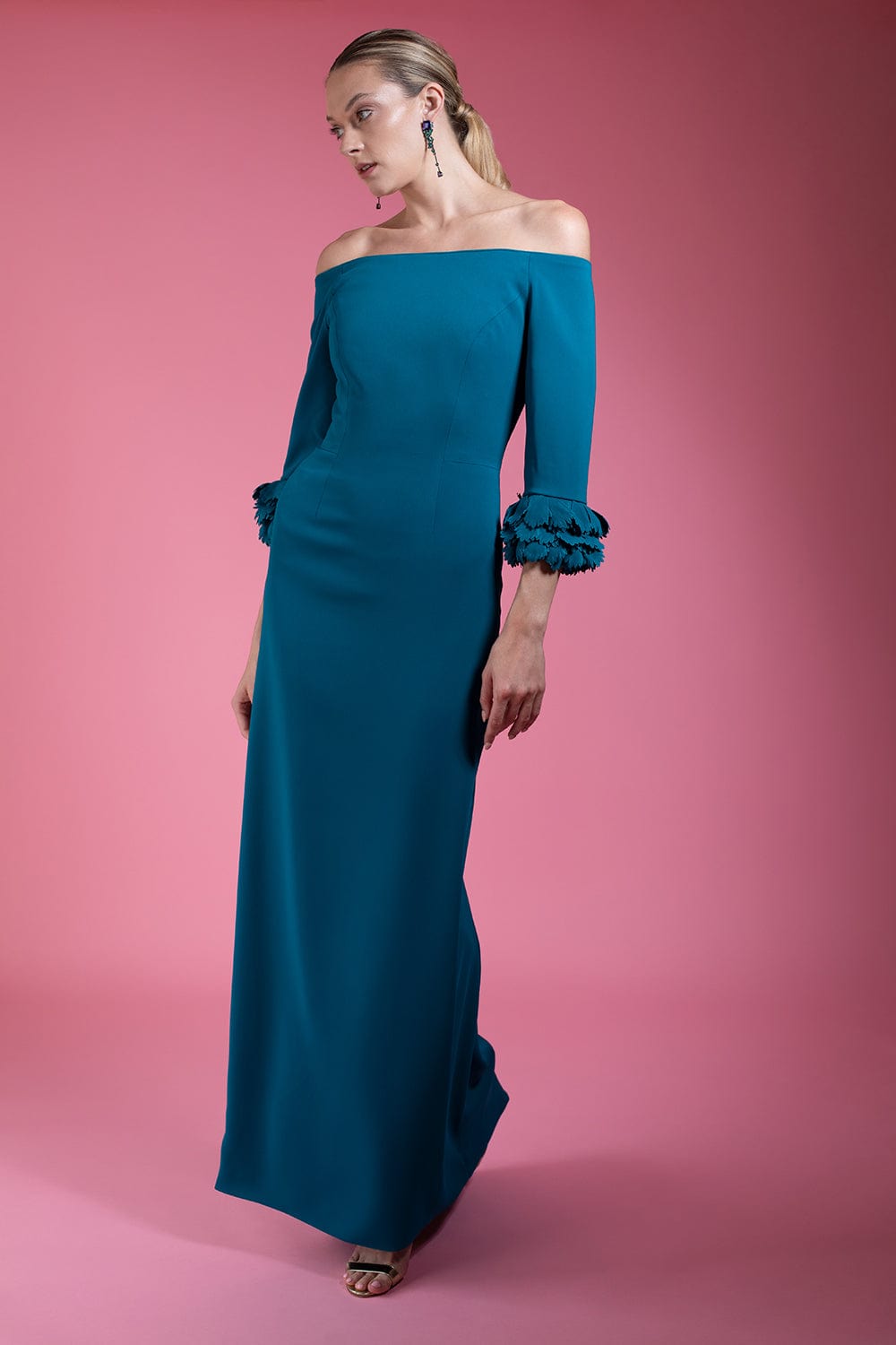 CATHERINE REGEHR-Off Shoulder Gown-