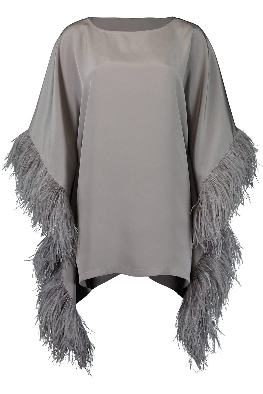 CATHERINE REGEHR-Casimir Caftan Feather Sleeve Top-