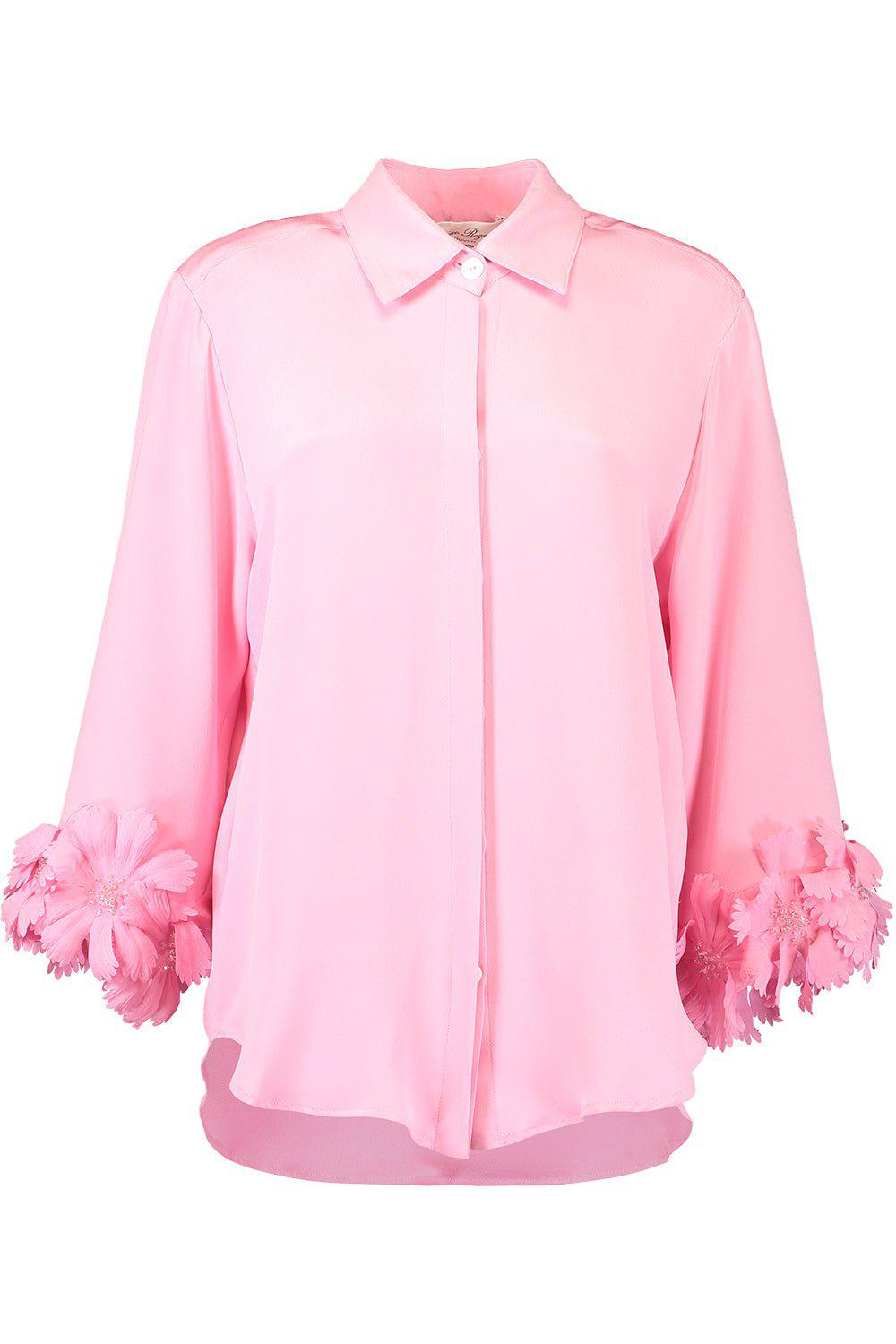 CATHERINE REGEHR-Jane Petal Cuff Shirt-