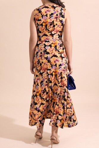 Lina Dress-FLORAL-P-CLOTHINGDRESSCASUAL-ULLA JOHNSON