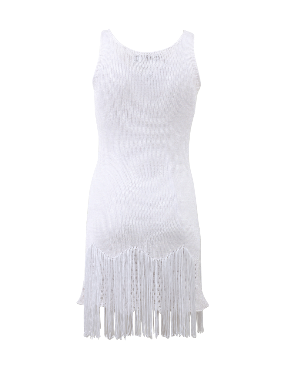 CECILIA PRADO-Fringe Bottom Knit Dress-